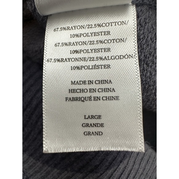 Rails Sweatshirt Top Women's Large Blue Camouflage Outdoor Pullover Camo - Picture 6 of 10